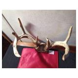 2 sets of deer Antlers