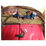 Compound bow with case and accessories