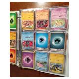 Binder of 90 Pokemon trading cards