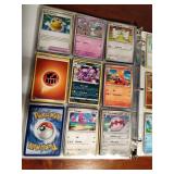 Binder of 90 Pokemon trading cards