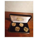 1995 - 1996 Wildlife Series II Grand casino coins in original case
