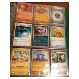 Binder of 90 Pokémon trading cards