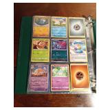Binder of 90 Pokémon trading cards