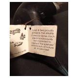 Hand painted wood loon