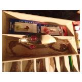 Large double sided tackle box of tackle