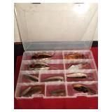 Plano box of musky and other spoons