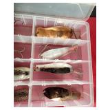 Plano box of musky and other spoons