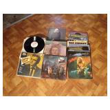 Lot of vinyl albums including Johnny cash sealed and 3 dog night with its plastic still on