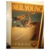 Vintage framed Neil Young Poster