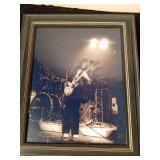 Framed photo of Rod Price of Foghat