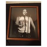 Framed photo of Joe cocker
