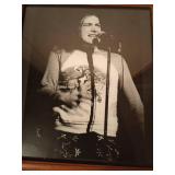 Framed photo of Joe cocker