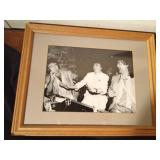 Framed photo of Paul Rogers of Bad Company, Jimmy Page of Led Zeppelin, bill Wyman of the Rolling Stones