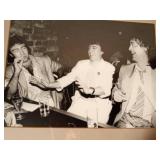 Framed photo of Paul Rogers of Bad Company, Jimmy Page of Led Zeppelin, bill Wyman of the Rolling Stones