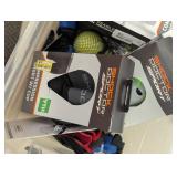 Mixed Bin Sporting Goods - Nut Cups, Gloves, Balls, Etc