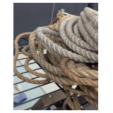 Mixed Pile of Rope and String