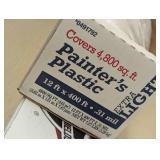 Pair of Painters Plastic - Wall/Floor Covering
