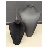 Set of 2 Jewelry Store Displays - Black
