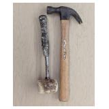 1 Hammer + 1 Rubber Mallet