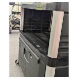 Rubbermaid Xtra Utility Cart - Heavy Duty - With Shelves and Doors