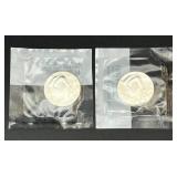 Sealed 2002-S Kennedy Half Dollar 90% Silver Proof Coin & Sealed 2004-S Kennedy Half Dollar 90% Silver Proof Coin