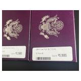 Sealed U.S. Mint Clad Proof Coin Sets - 1987-S / 1988-S / 1989-S