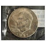 Sealed Uncirculated 1977-D Eisenhower Dollar Clad Big Sky Hoard