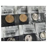 Sealed Uncirculated Coin Lot - Dollars, Quarters, Dimes, Nickels, and Pennies