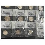 Sealed Uncirculated Coin Lot - Dollars, Quarters, Dimes, Nickels, and Pennies
