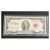 1953 $2 Red Seal Banknote (Fine)