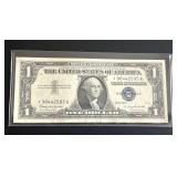 1957B $1 Blue Seal Silver Certificate (Crisp Uncirculated)