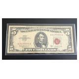 1963 $5 Red Seal Legal Tender Note (Fine)