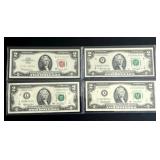 Uncirculated $2 Banknotes - 1963A / 1976 / 2003A