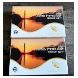 2016 & 2017 U.S. Mint Proof Sets with COA