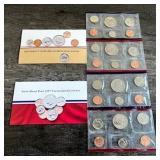 U.S. Mint Uncirculated Coin Sets - 1986 & 1987