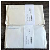 1974 & 1975 U.S. Mint Uncirculated Coin Sets - Eisenhower Dollars!