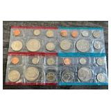 1974 & 1975 U.S. Mint Uncirculated Coin Sets - Eisenhower Dollars!