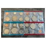 1976 & 1977 U.S. Mint Uncirculated Coin Sets - Eisenhower Dollars!