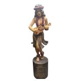 LLR - Vintage Sailor Jerry Spiced Navy Rum Hula Girl Store Display Statue LLR - Vintage Sailor Jerry Spiced Navy Rum Hula Girl Store Display Statue