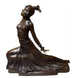 LLR - Vintage Art Deco 'Clara' Bronze Sculpture Attributed to Demetre Chiparus LLR - Vintage Art Deco 'Clara' Bronze Sculpture Attributed to Demetre Chiparus