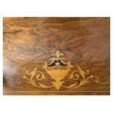 FR -Antique Victorian Inlaid Burled Walnut Four Tiered Corner Whatnot FR -Antique Victorian Inlaid Burled Walnut Four Tiered Corner Whatnot