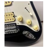 O - Fender Squier II Stratocaster - Black Electric Guitar w/ Case & Cable O - Fender Squier II Stratocaster - Black Electric Guitar w/ Case & Cable