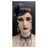 LLR - Sharon Sherrod Vintage- Style Art Deco Flapper Mannequin Head LLR - Sharon Sherrod Vintage- Style Art Deco Flapper Mannequin Head