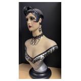 LLR - Sharon Sherrod Vintage- Style Art Deco Flapper Mannequin Head LLR - Sharon Sherrod Vintage- Style Art Deco Flapper Mannequin Head