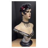 LLR - Sharon Sherrod Vintage- Style Art Deco Flapper Mannequin Head LLR - Sharon Sherrod Vintage- Style Art Deco Flapper Mannequin Head