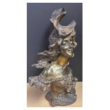 LLR - Vintage Franz Iffland L'Hiver Bust - Art Nouveau Sculpture LLR - Vintage Franz Iffland L'Hiver Bust - Art Nouveau Sculpture