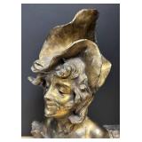 LLR - Vintage Franz Iffland L'Hiver Bust - Art Nouveau Sculpture LLR - Vintage Franz Iffland L'Hiver Bust - Art Nouveau Sculpture