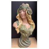 LLR - Theodora Art Nouveau Bust Sculpture in the style of Goldscheider LLR - Theodora Art Nouveau Bust Sculpture in the style of Goldscheider