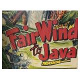 FR - Fair Wind to Java Poster - Vintage Promotional Unframed Poster FR - Fair Wind to Java Poster - Vintage Promotional Unframed Poster