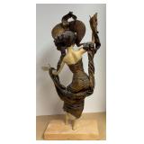 LLR - Vintage Sophisticated Art Deco Style Female Figurine LLR - Vintage Sophisticated Art Deco Style Female Figurine